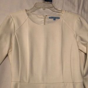 White 3/4 length dress